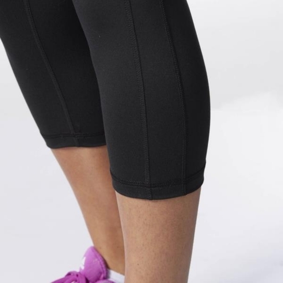 Women's Adidas Performance Mid Rise 3/4 Tights - Picture 4 of 8